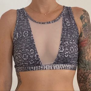Varley Terri mesh bra top